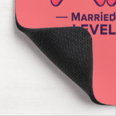 Married Life Level Up Gaming Art Mousepad (Ecke)