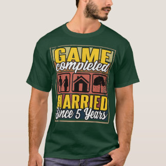 Married Since 5 Years I 5th Wedding T-Shirt