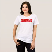Married Tri-Blend Shirt (Vorderseite voll)