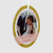 Marrily immer nach dem 1. Weihnachten als Mr. und  Ornament (Vorderseite)