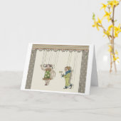 Marrionettes - für Sie Karte (Gelbe Blume)