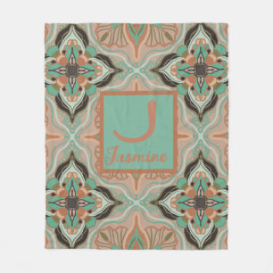 Marrokanischer Pastell Personalisiert Fleecedecke