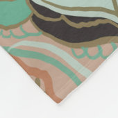Marrokanischer Pastell Personalisiert Fleecedecke (Ecke)