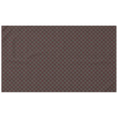 Marrom-Crostartan kariert mit leicht grauem Relief Tischdecke (Vorderseite (Horizontal))