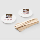 Marron Bogen jubelt zu 40-jähriger Hochzeit Fächer (Non-assembled)