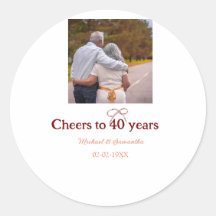 Marron Bogen jubelt zu 40-jähriger Hochzeit