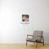 Marron Bogen jubelt zu 40-jähriger Hochzeit Wandteppich (Beispiel)