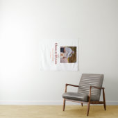 Marron Bogen jubelt zu 40-jähriger Hochzeit Wandteppich (Beispiel (Horizontal))