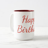 Marron Geschenk Zweifarbige Tasse (Vorderseite Links)