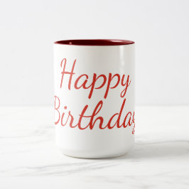 Marron Geschenk Zweifarbige Tasse