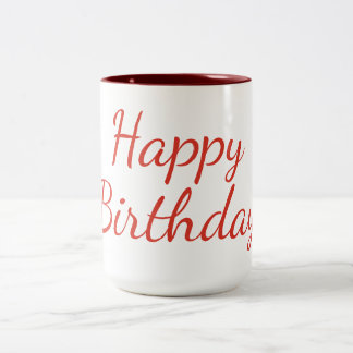 Marron Geschenk Zweifarbige Tasse