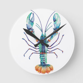 Marron Runde Wanduhr