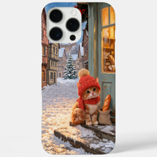 Marron Winter Bäckerei Kitten Handyhülle iPhone 16 Pro Max Hülle