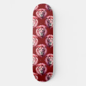 Marroter Löwenkopf-Design  Skateboard (Vorderseite)
