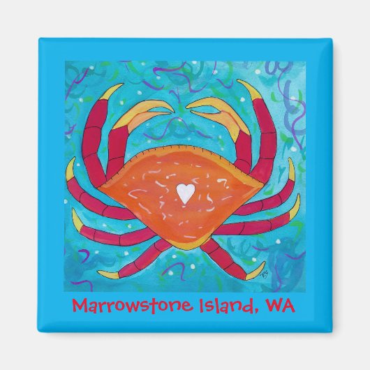 Marrowstone Insel, WA Magnet (Vorne)