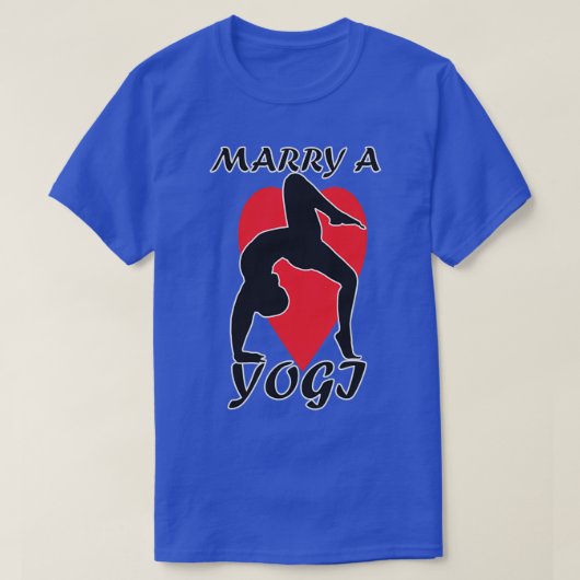 Marry a yogi T-Shirt (Design vorne)