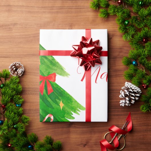 Marry Christmas Geschenkpapier (Feiertagsgeschenk)