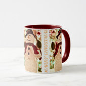 MARRY CHRISTMAS GOLD TASSE (VorderseiteRechts)