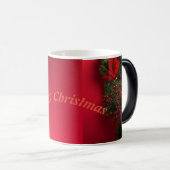MARRY CHRISTMAS RED Color COFFEES MUGS Verwandlungstasse (VorderseiteRechts)