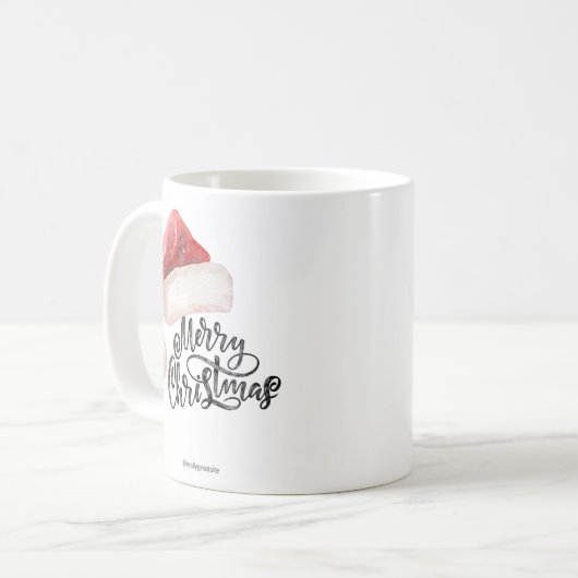 MARRY CRISTMAS PRINT TASSE (Vorderseite Links)