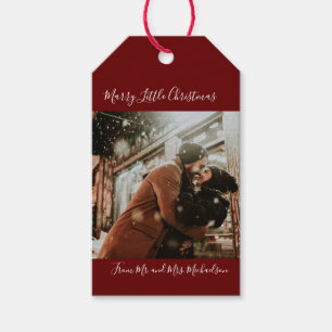 Marry Little Christmas Red Holiday Geschenkanhänger