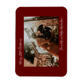 Marry Little Christmas Red Holiday Magnet (Vertikal)