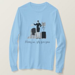 MARRY ME, FLIEGE ZUM FREIEN T - Shirt