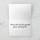 ***MARRY ME*** HOLT MEINE HAND FÜR IMMER KARTE (Innenseite)