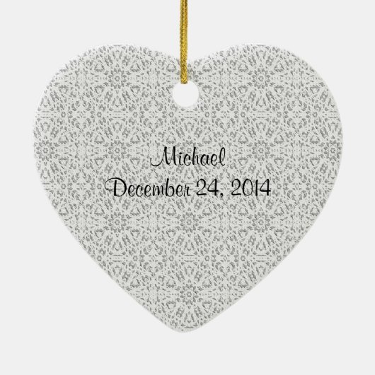 Marry Me Imitate Diamond Blume Verlobung Ornament (Hinten)