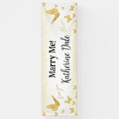 "Marry Me" Marriage Proposal Banner Lona (Vertikal)