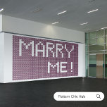 Marry Me Modern Sugar Skull Pink Dekorative Fliese<br><div class="desc">Heirate mich! Überraschen Sie die besondere Anlässe mit den dekorativen Fliesen, die für unvergessliche Momente geschaffen wurden. Moderne Eleganz in Zuhause oder Büro mit diesen Fliesen mit einem extravaganten Zuckerschädel und gotischen Mustern. Sie sind perfekt, um Ihnen eine Touch Halloween und Dia de los Muertos Flair zu einem besonderen Augenblick...</div>