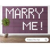 Marry Me Modern Sugar Skull Pink Dekorative Fliese