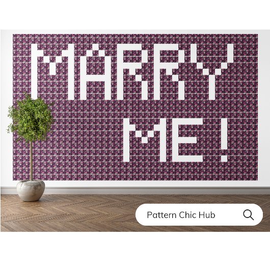 Marry Me Modern Sugar Skull Pink Dekorative Fliese