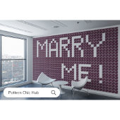 Marry Me Modern Sugar Skull Pink Dekorative Fliese