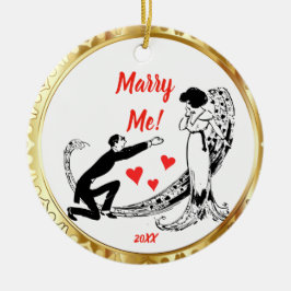 Marry Me Personalisiert Plate Keramik Ornament