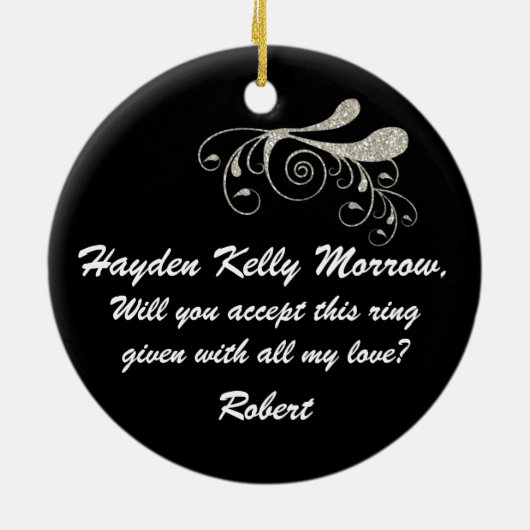 Marry Me - SRF Keramikornament (Hinten)