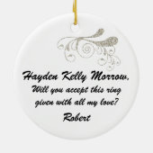 Marry Me - SRF Keramikornament (Hinten)