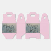 Marry Me? Written in Sand Favor Box Geschenkschachtel (Ungeklappt)