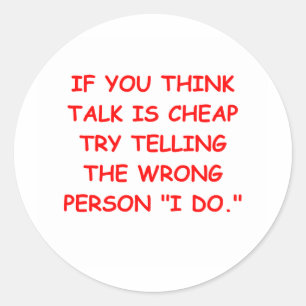 MARRY.png Runder Aufkleber