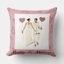 MARRY TO MERRIER DURCH PILLOW