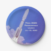 Mars 2020 Durchhaltebeginn Pappteller (Vorderseite)