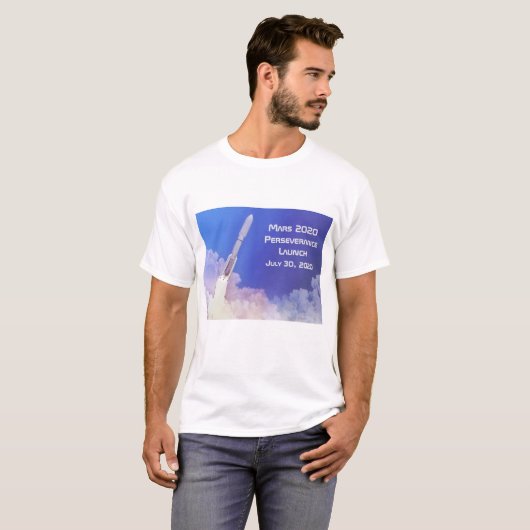 Mars 2020 Durchhaltebeginn T-Shirt (Vorne ganz)