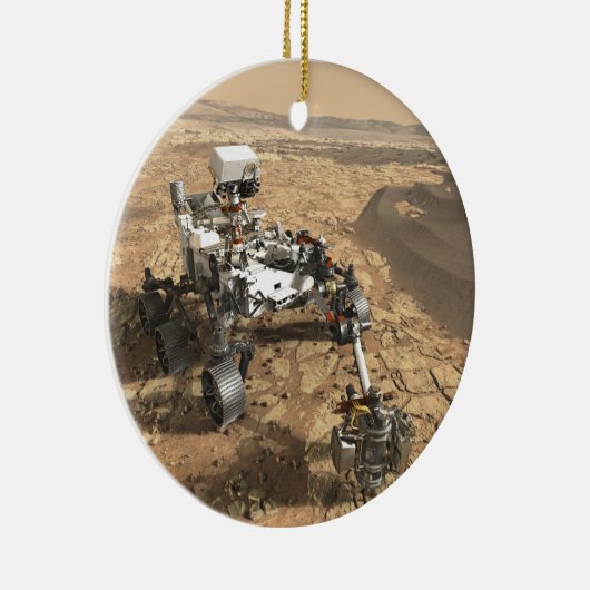 Mars 2020 Rover Keramik Ornament (Rechts)