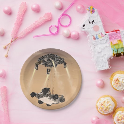 Mars 2020 Rover Pappteller (Party)