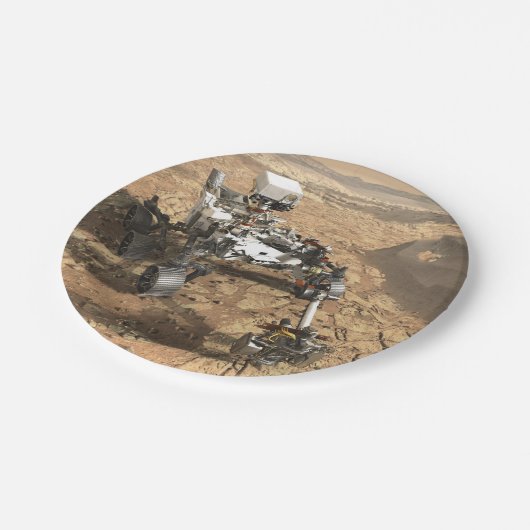 Mars 2020 Rover Pappteller (Schrägansicht)