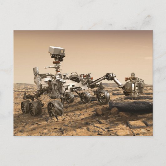 Mars 2020 Rover Postkarte (Vorderseite)