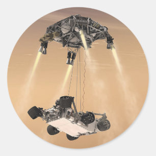 Mars 2020 Rover Runder Aufkleber