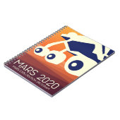 Mars 2020 Rover Space Art Notizblock (Linke Seite)