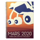 Mars 2020 Rover Space Art Notizblock (Vorderseite)