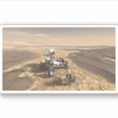Mars 2020 rutschten auf der Oberfläche der Mars. Aufkleber (Vorderseite)